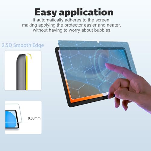 Protector de pantalla templado para tablet Relndoo TB02 10" miniatura 5