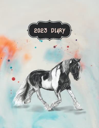 2023 Diary: A4 Week To View Dated Planner Agenda Organiser Calendar With Notes and To Do List - 2023 Diary One Week on Two Pages - 2023 Diary Horse