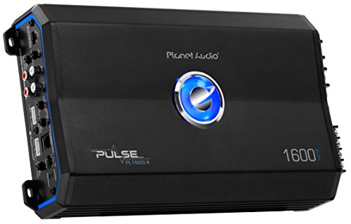 Planet Audio Pl1600.4 4 Channel Car Amplifier - 1600 Watts, Full Range, Class A/B, 2/8 Ohm Stable, Mosfet Power Supply, Bridgeable #TOP2