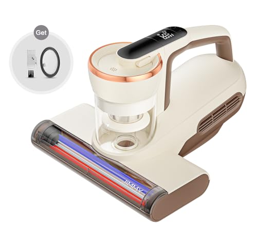 Jimmy WB63 Mattress Vacuum Cleaner UV Sanitizing | Bed Vacuum Cleaner for Dust Mites, Corded with UV-C Light, Strong Suction, Dual Cyclone Filtration for Deep Mattress Cleaning & Upholstery