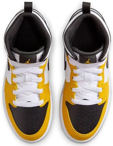 Jordan Little Kid's 1 Mid Yellow Ochre/Black-White (DQ8424 701) - 13.53