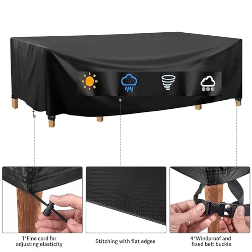 Housse de protection hivernale imperméable en polyester 420D robuste