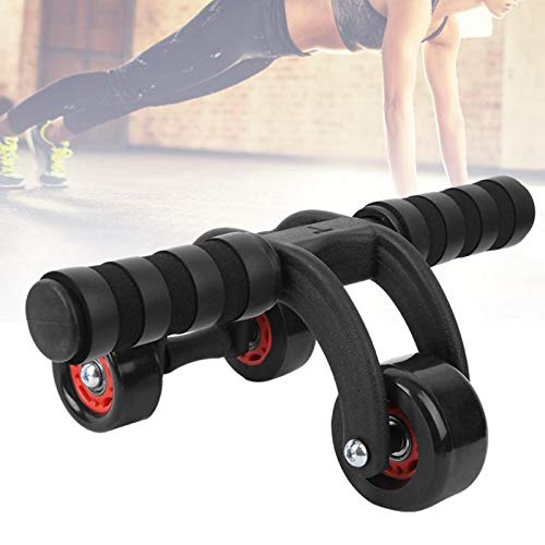 AB Roller para abdominales de triple rueda Ffitness que estabiliza el core sin balanceos 6