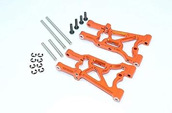 Aluminum Rear Suspension Arm -1pr Orange for HPI WR8 Ken Block Flux 107900