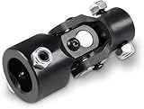 Steering Shaft Universal U Joint Automotive Replacement Universal Joints Coupler U-Joint Coupling (1, Black, 1