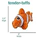 SmartPetLove Snuggle Puppy Tender-Tuffs Small Dog Toys - Orange Clownfish Dog Toy for Small Breeds with Puncture Resistant Squeaker