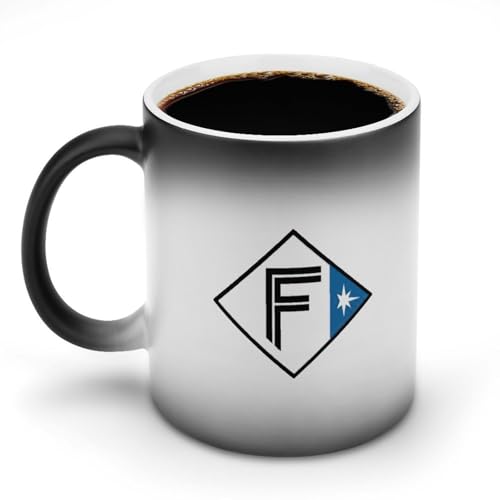 色が変わるマグカップ 北海道日本ハムファイターズ 熱で黒から白に変化 330ml ユニークな変色マグ 趣味 朝のコーヒーに 子供や友達へのギフトに最適