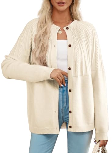 Image of Dokotoo Cardigan Sweaters for Women 2026 Fall Outfits Long Sleeve Sweaters