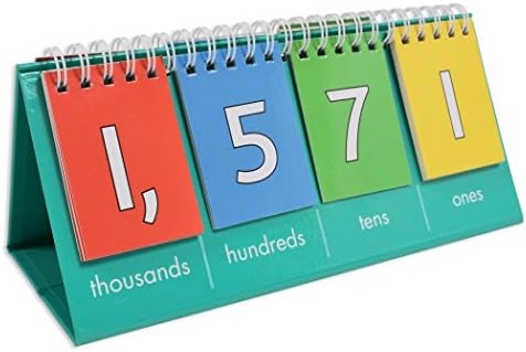 edxeducation Student Place Value Flip Chart, Thousands