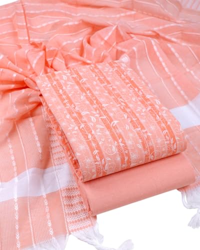 Image of Sun Fashion And Lifestyle Pure Cotton Unstitched Frabic Set - Salwar Suit With Stylish Dupatta (TBD241)