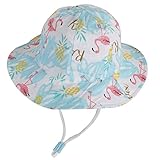 【Sombrero de baby】: Típico gorrito de playa para proteger a los niños del sol cuando juega al aire libre bajo el sol. diseño de alta calidad que cumple con la cabeza de los niños de 1 a 3 años.