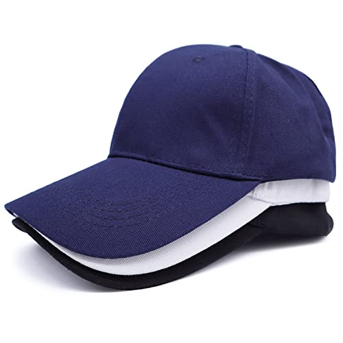 Povokici 10 Pack Blank Cotton Baseball Cap For Htv, Printing, Embroidery, Women Men Adjustable Plain Hat Us Stock (Black) #TOP1
