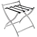 CHAOYANG Support de Bagage de pièce, Support de Bagage Se Pliant d'acier Inoxydable d'hôtel, Tabouret Se Pliant de Pause de Voyage, Support de Valise 495 * 480 * 550mm