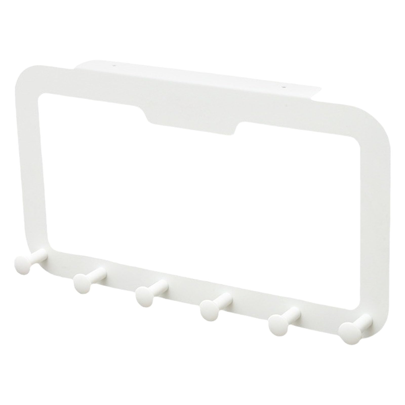 Hsioluted L Shaped White Sturdy Adhesive Door Hook Rack Multifunctional Over Door Hanger For Hanging Clothes Towels And Hats In Any Room Clothes Towel Hat Hook