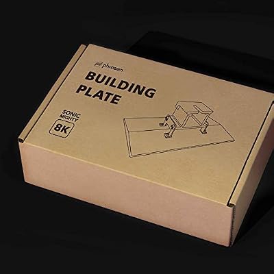 Phrozen 10 Building Platform for Sonic Mighty 8K & 12K, Textured Aluminum Build Plate with 4-Point Easy Calibration System, Professional Replacement Part for LCD 3D Printers