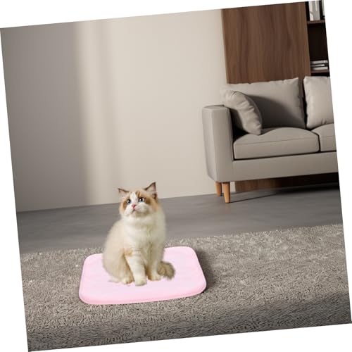 Alfombrilla térmica USB para mascotas Levemolo rosa miniatura 5