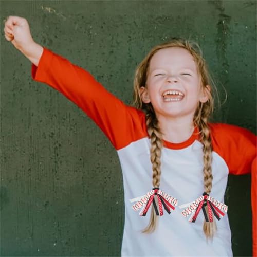 Elastic Sport Headband with Soccer Volleyball Print Unique Handmade Hair Tie Girls' Football Hair Accessory3