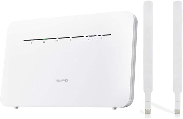 Unlocked Huawei B535-232 CAT7 300mbps 4G/LTE Home/Office Router (White) with 2 x External Antennas. Will work with any Sim Card Worldwide (Renewed)