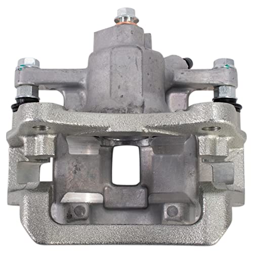Image of TRQ Rear Brake Caliper Set Zinc Coated Brackets Hardware Compatible with 2010-2015 Lexus RX350 2012-2015 RX450h 2014-2019 Toyota Highlander 2011-2020 Sienna