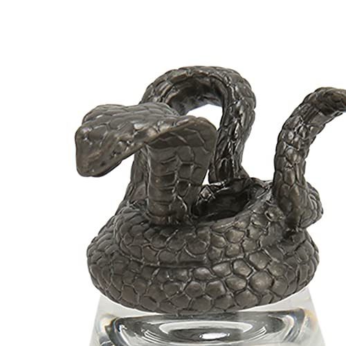 Copos de vidro para estátua de cobra Copos de vinho, copos de vidro divertidos e inovadores para bar