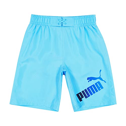 PUMA Boys' Gradient Number One Logo Swim Trunks