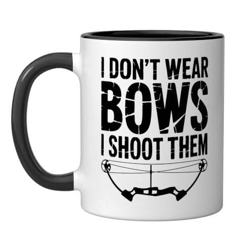 Bowhunting Girl Archer Woman Ceramic Mug