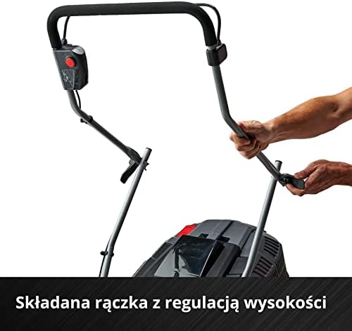 Einhell Akumulatorowa kosiarka GE-CM 43 Li M Kit Power X-Change (36V, 43cm szerokości cięcia, do 600 m2, bezszczotkowa, Funkcja mulczowania, 63L worek zbierający, w 2x4,0 Ah akumulator i 2x ładowarka)