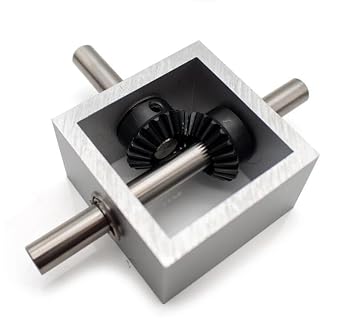 90 Degree Bevel Gear Right Angle Commutator Small Gearbox 1 1 Angle Changer Mechanical Drive Module Shaft Diameter 10MM Type A