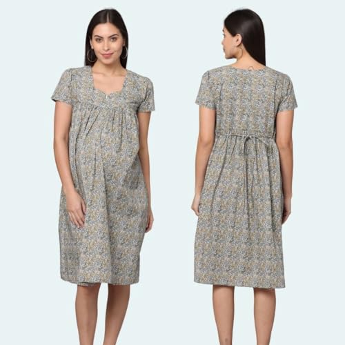 Image of Morph Maternity | Maternity Dresses for Women | Fits During Pregnancy & Post Pregnancy | Back Tie to Adjust