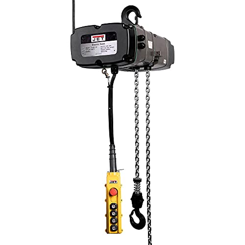 Jet Tools TS300-020 3T Electric Hoist 20' Lift 3PH 460V (144012), Standard