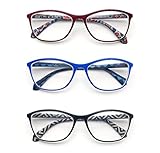 DISEÑO COMBINABLE: Su diseño con montura forma ojos de gato y patillas estampado de abstracto te permite combinar las gafas con tu outfit preferido y contemplar los paisajes más bonitos con tus propios ojos sin perder el estilo.