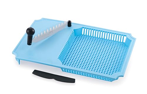 Image of Anjali Fantastic Cut & Wash Deluxe Cutter Blue Black - Polypropylene, ABS & Nylon Body with Tempered Magnetic Stainless Steel Blades, Ideal for Cutting, Chopping & Slicing - HZCW01(B)