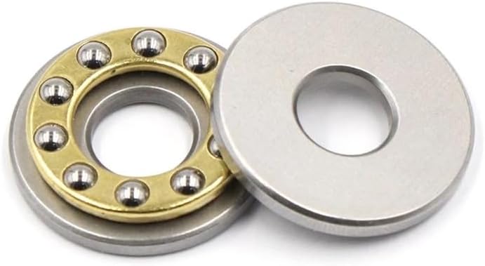 1 Piece Flat Thrust Ball Bearing Mini Three-in-one F2-6M F3-8M F4-10M F5-10M F6-12M F7-17M F8-16M F10-18M Metal Thrust Ball(F4-10m 4x10x4)