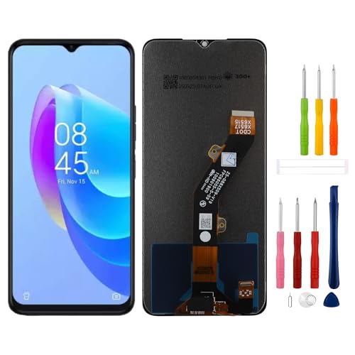 LCD Display Replacement Compatible with Tecno Spark 10 10C KI5K/itel A70/itel A60(A60S)/Smart 7/Smart 7 Plus/Spark GO 2023/Hot 30i Touch Screen Digitizer Assembly with Repair Toolkit,6.6-inch