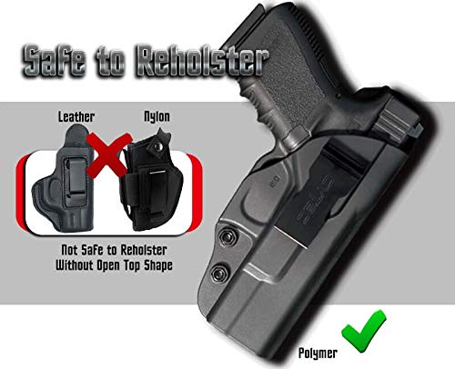 Cytac Inside Waistband Iwb Concealed Carry Gun Holster | Fits Taurus Pt-809 | Pt-840 | Pt-845 | Pt-24/7 Pro | Pt-24/7 G1 | Pt-99 | Pt-917 | I-Mini Guard Series | Cy-It800 Black #TOP3