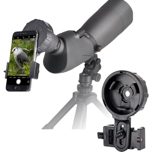 Adaptador de teléfono para telescopio compatible con prismáticos y monocular universal 2