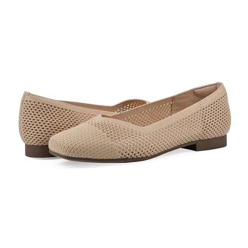 White Mountain Women's Beslee Knit Flat Shoe