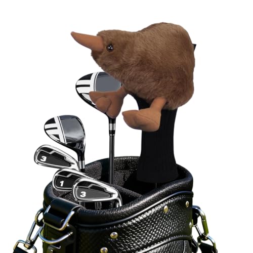 Housse de golf pour driver et bois de parcours Scott Edward Kiwi animal