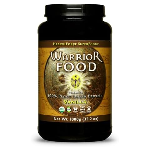 HealthForce SuperFoods Warrior Food Protien Powder - Vanilla Flavor - 1000 Grams Cover