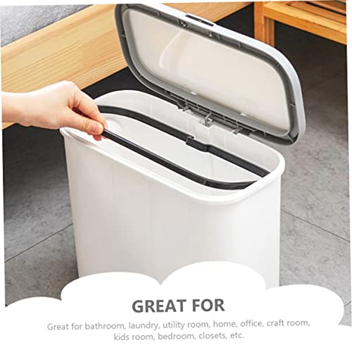 Bote de basura Sosoport con tapa para cocina y baño miniatura 5