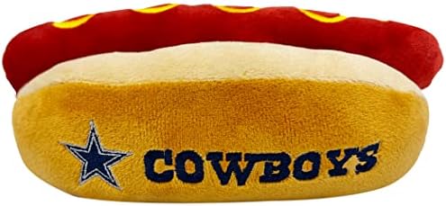 Pets First NFL Dallas Cowboys HOT Dog Plush Dog & CAT Squeak Toy ...