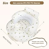 AirSwim Inflatable Baby Seat, Inflatable Baby Chair for Babies 3 Months and Up, Summer Blow Up Chair with Built in Air Pump, Infant Floor Sofa for Learning to Sit, Palying, Camping, Orange - Image 7