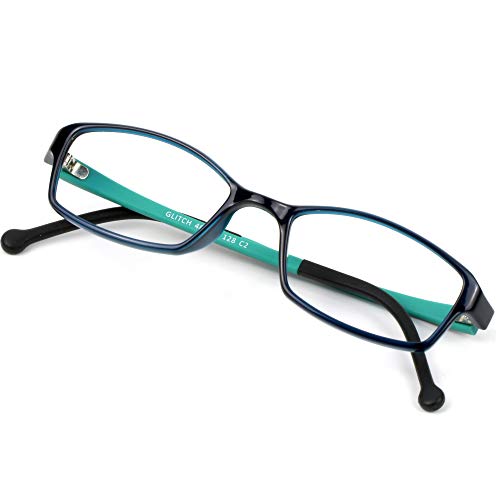 Image of VisionGlobal Blue Light Blocking Glasses for Kids, Anti Eyestrain and Blurry, Computer Reading Glasses, Anti Glare