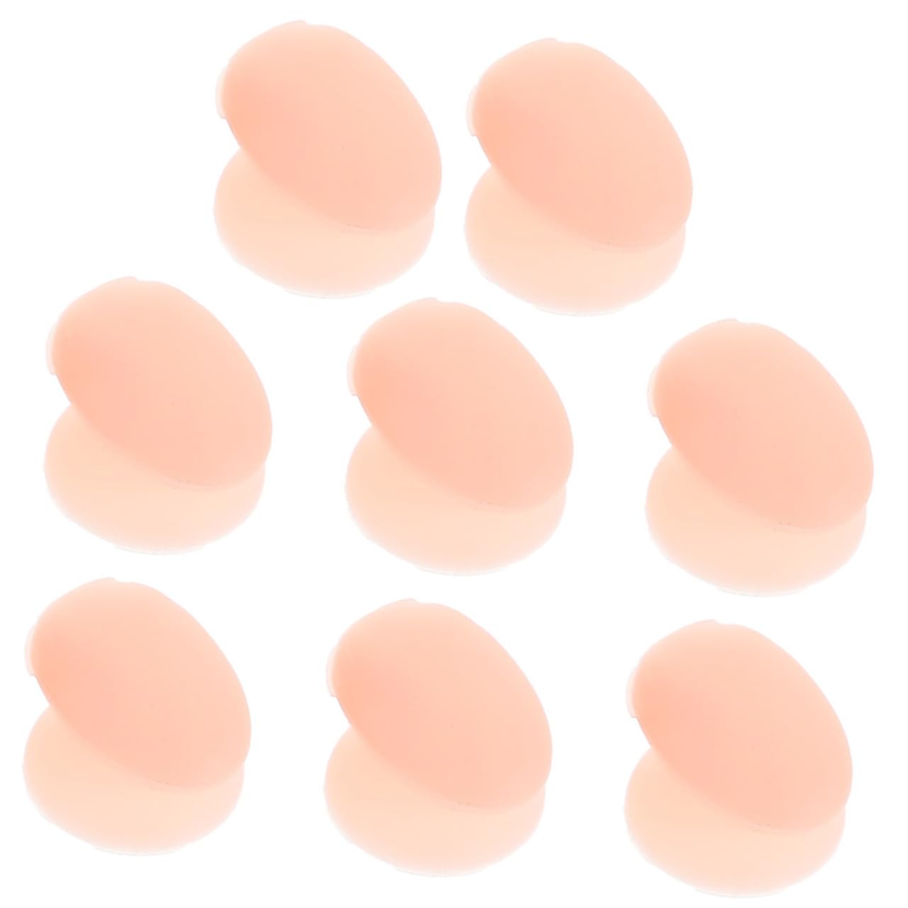 IWOWHERO 8 Pcs Lip Brush Sleeves Silicone Makeup Brush Protectors Travel-size Anti-loss Feature for Smooth Lipstick Application