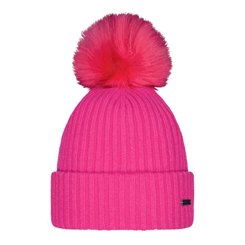 Barts Strickmütze Kenzie Wintermütze mit Kunstfell-Bommel 4955 Hot Pink 30