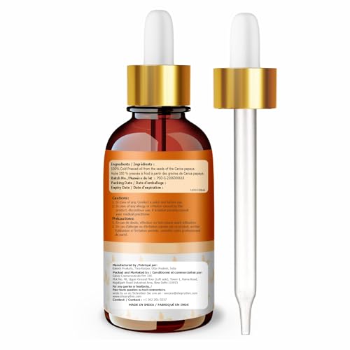 Image of Crysalis Papaya Seed Oil 50 ml (1.69 fl oz) - Lightweight Fruit Oil for Skincare, Serums & DIY Formulations
