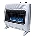 Mr. Heater MHVFBF30NGT 30,000 BTU Vent Free Blue Flame Natural Gas Heater - Wall Mount Space Heater For Cold Rooms, Sun-rooms, and more - White