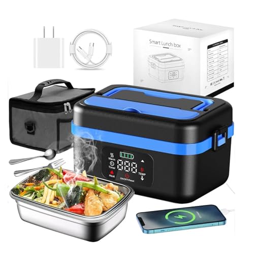 La mejor selección de Fiambreras los preferidos por los clientes. 50 NOVAKA Fiambrera Térmica Eléctrica Portátil 1L, con Temporizador y Mantenimiento de Calor, para Oficina, Viajes, Obra y Coche