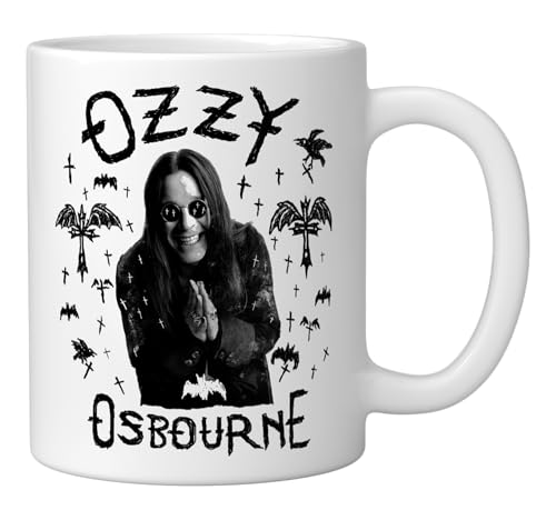 Taza de cerámica Ozzy Osbourne diseño Flying Cross miniatura 2