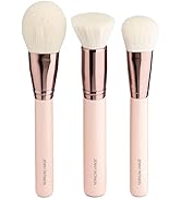 Jenny Patinkin Luxury Complexion Perfection Makeup Brushes 3(Pcs) Powder, Bronzer/Buff, and Found...